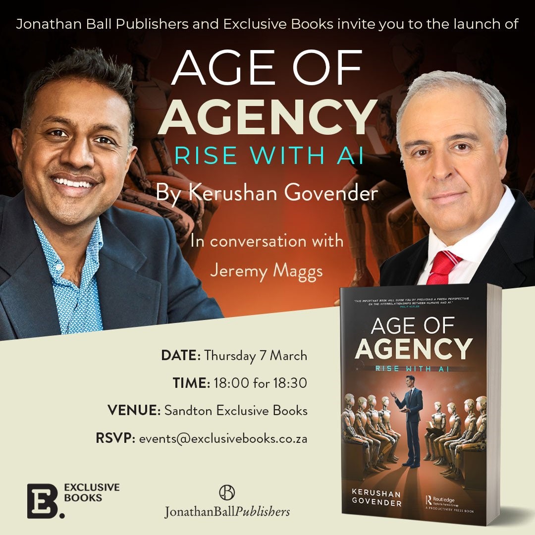  Book Launch: Age of Agency by Kerushan Govender