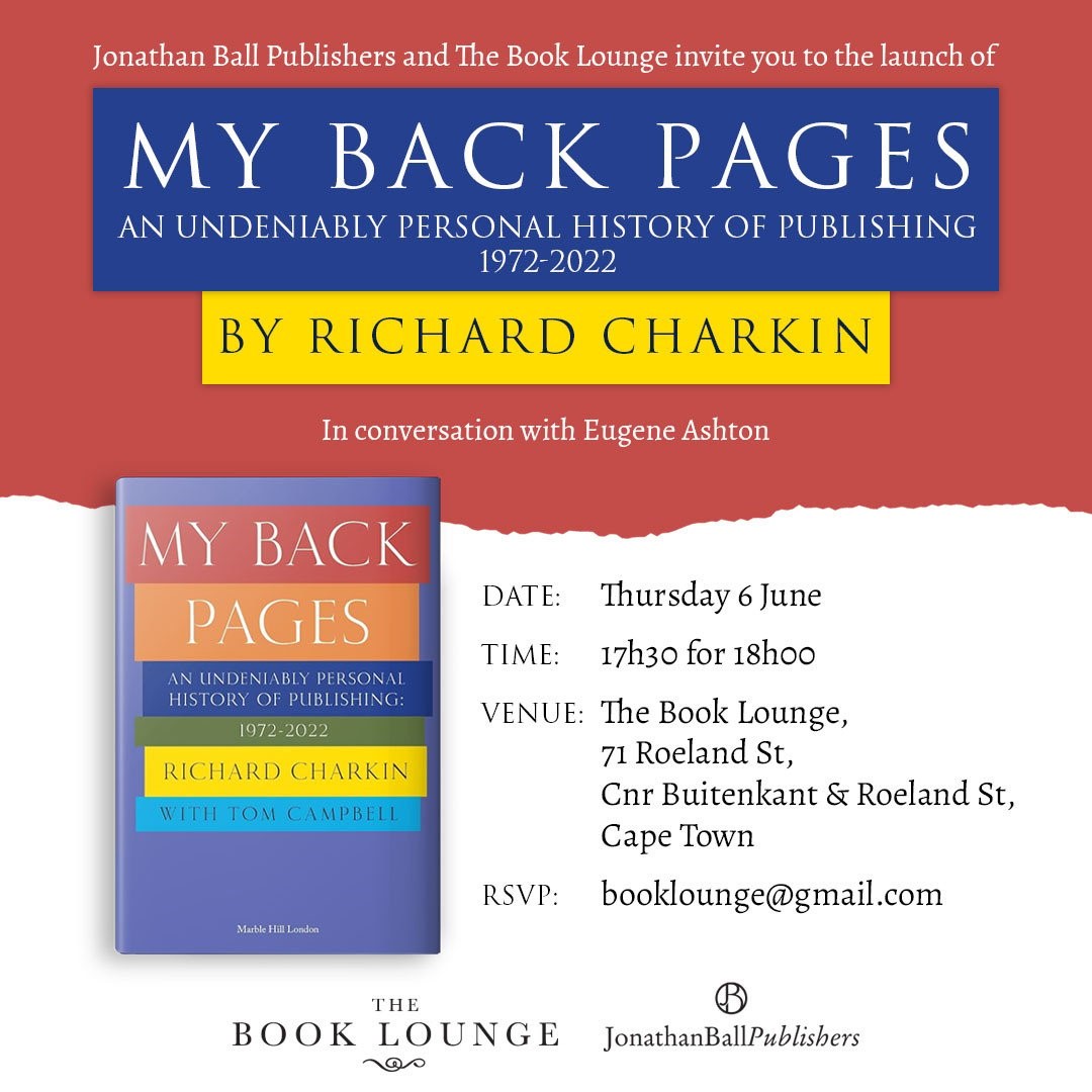  Book Launch: My Back Pages by Richard Charkin